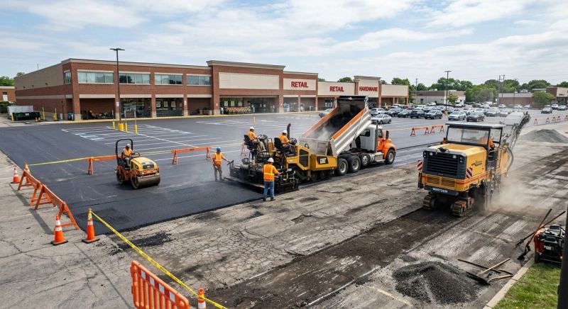 Asphalt Lot Paving in Savannah, GA
