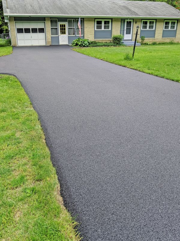 Completed Asphalt Driveway