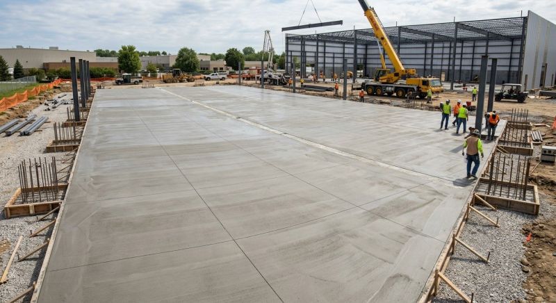Commercial Slab Construction in Harrisburg, PA