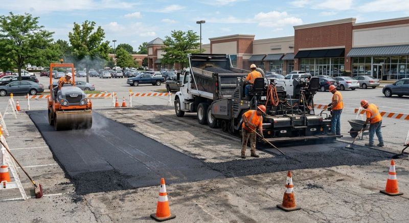 Parking Lot Repair in Little Rock, AR